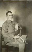  World War I photo of James L. Tracy in uniform.